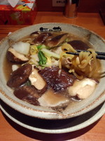 「〖特別価格〗あんかけ椎茸そば（太麺）500円」@越後秘蔵麺 無尽蔵 しながわ家の写真