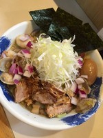 「【限定】汁なしアサリそば￥730（サービス券で大盛り）」@麺屋 扇 SENの写真