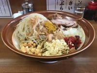 「『限定』カレー油そば＋麺増し＋豚増し」@ラーメンの店 どでん 北浦和店の写真