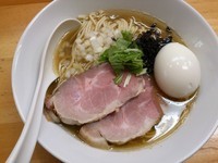 「煮干ソバ（S)＋味玉」@煮干中華ソバ イチカワの写真