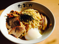 「玉子盛（倍盛）¥700」@油そば専門店 たおか 宮の沢店の写真