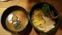 「つけ麺(小)(あつもり)」@情熱のすためし どんどん 町田店の写真