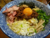 「【限定】 台湾汁無し油そば。」@豚骨一燈 大塚店の写真