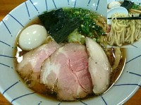 「【限定】生揚げ醤油そば（平打ち麺ver）730円＋豚、味玉」@麺屋 むじゃきの写真