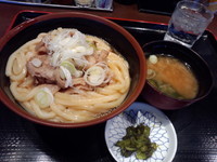 「スタ釜うどん（大盛同料金）550円」@昭和食堂 秋葉原駅前店の写真