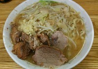 「小ラーメン　ニンニクアブラ　650円」@ラーメン二郎 赤羽店の写真