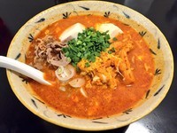 「【限定】韓国風辛味噌らぁ麺 800円」@みそ味専門マタドールの写真