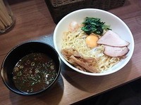 「つけ麺（温）」@中華そば 藤王の写真