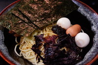 「チャーシュー塩そば＋和え麺（限定）＋豚めし小」@麺処 晴の写真