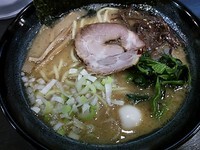 「豚骨醬油ラーメン大盛麺硬め」@松壱家 藤沢南口店の写真