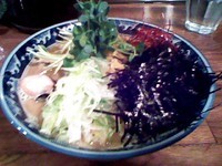 「牡蠣ラーメン（900円）+大盛（100円）」@麺や佐市の写真