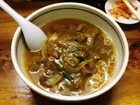 「レバーカレーラーメン　600円」@中華料理 華福酒家の写真