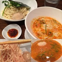 「麻辣坦坦つけ麺 930円 味玉100円」@創作麺工房 鳴龍の写真