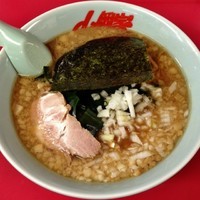 「プレミアム醤油とんこつ」@ラーメン山岡家 旭川永山店の写真