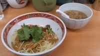 「汁無し担々麺(+スープ付き)」@支那ソバ かづ屋の写真