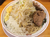 「大ラーメン タマネギニンニクショウガ」@らーめん いち大の写真