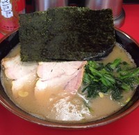 「ラーメン700円＋ライス50円」@田上家の写真