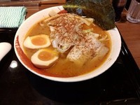 「海老秀ラーメン＋味玉＋海老おにぎり」@海老秀 関内さくら通り店の写真