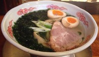 「あおさのりラーメン(塩)880円」@麺・DINING 毘沙門天の写真