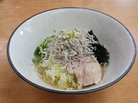 「【限定】シラスと生海苔の山葵和え麺」@㐂九家の写真