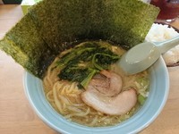「のりラーメン　\750　＋小ライス(ランチタイム無料)」@らーめん夢走家の写真