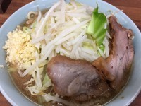 「ラーメン＋ヤサイ＋ニンニク」@ラーメン二郎 池袋東口店の写真