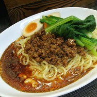 「濃厚汁なし担々麺＋味玉」@麺や金時の写真