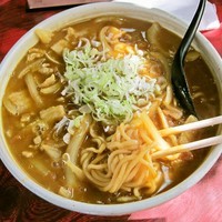 「カレーらーめん(大盛)600+110=710円」@手打らーめん 長来の写真