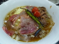 「【限定】 褐毛（あかげ）和牛煮干麺+テールしめじ飯」@ラーメン愉悦処 似星の写真