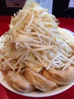 「ラーメン 野菜増し 豚2枚追加」@千里眼の写真