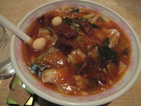 「スタミナウマニメン680円」@ラーメン 現代の写真