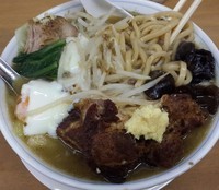「Jun拳骨ブタ蕎麦(BONESを乗せて)A1,000円」@MENYA 食い味の道有楽の写真