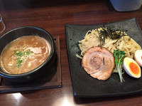 「魚介つけ麺＋味玉」@麺家 半蔵の写真