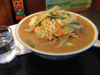 「味噌ラーメン（大盛り） 810円＋120円」@田園食堂 うめやの写真