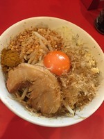 「ミニまぜそば￥730＋カレー￥50」@麺屋 桐龍の写真