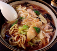 「うまにそば(800円）」@手打ちらーめん たかせの写真