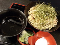 「豚つけそば（大盛同料金）640円」@つぼみ家 神田東口店の写真