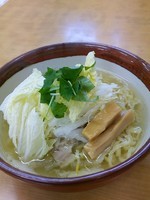 「【限定】白菜を使った淡麗中華そば780円」@㐂九家の写真