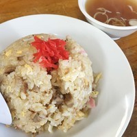 「半チャーハン　450円」@手打ちラーメン 笹の写真