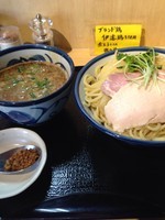 「鶏と魚介のつけ麺 特盛」@つけ麺 たけもとの写真