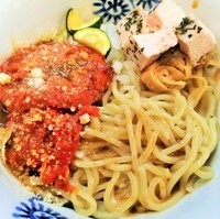 「ローストトマトの濃厚海老まぜそば850円」@特級鶏蕎麦 龍介の写真