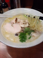 「〖限定〗濃厚鶏茸そば880円」@福の神食堂の写真