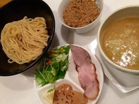 「塩つけそば￥850＋ミニキーマカレー丼￥150」@麺や 彩～iro～の写真