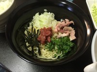 「白湯煮干どろ〜りver.+和え麺」@へべれ家の写真