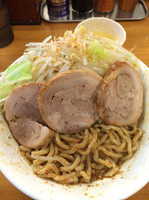 「油そば  豚」@麺家 大須賀 朝日店の写真