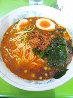 「担々麺（味玉トッピング）」@万楽の写真
