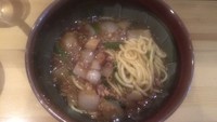 「雷々麺（７００円）ランチ小ライス（５０円）」@あたりや食堂の写真