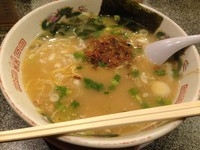 「とんこつラーメン」@あぶら〜亭 桜上水本店の写真