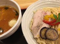 「ROSSOトマトつけ麺750円」@大勝軒ROSSO－ロッソ－の写真