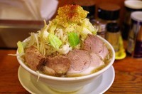 「ラーメン(ニンニク・アブラ)720円」@本格中華そば 檜庵 草加店の写真